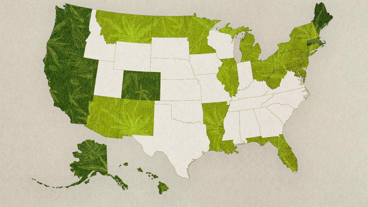 New: Marijuana Legalization Status in the USA